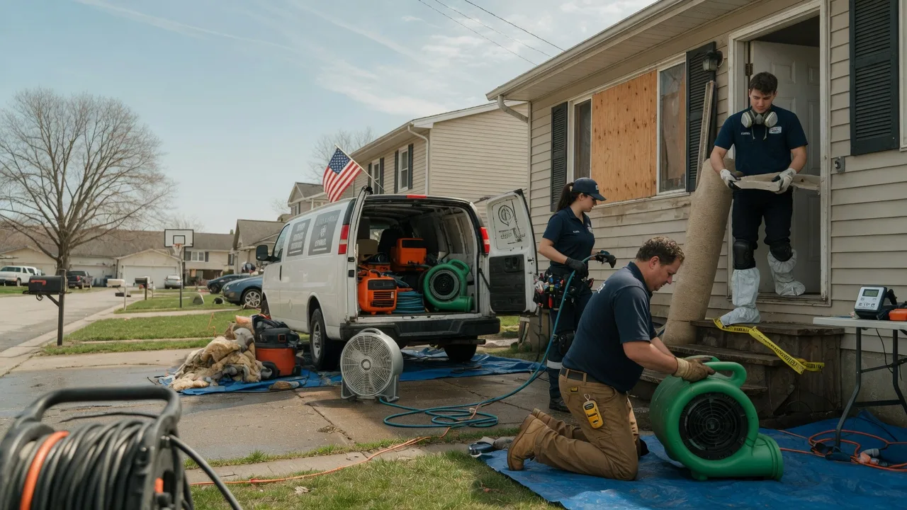 Water Damage Restoration in Bowerston, OH near me